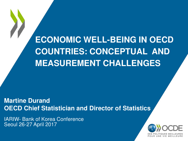 economic well being in oecd