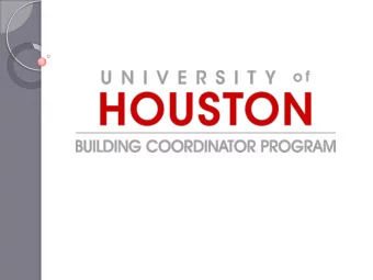 Welcome! Building Coordinator Program  Quarterly Meeting  July 28, 2017  Jacquie Vargas  Building