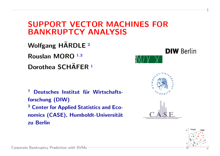 support vector machines for bankruptcy analysis