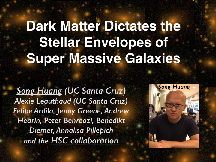 dark matter dictates the stellar envelopes of super