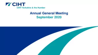 Annual General Meeting  September 2020  | 1  Smarter. Simpler. Better.  Annual General Meeting
