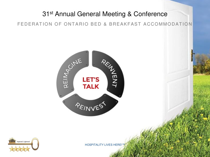 31 st annual general meeting conference