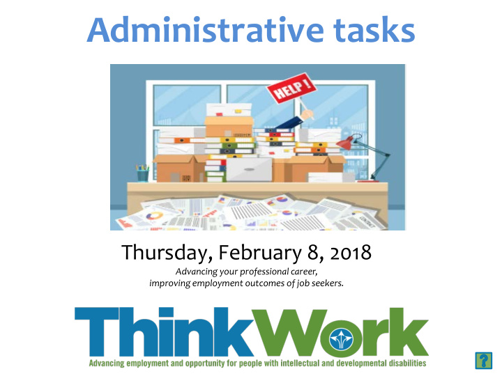 administrative tasks