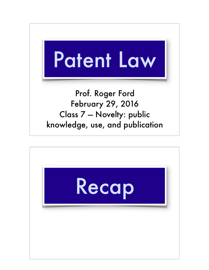 patent law