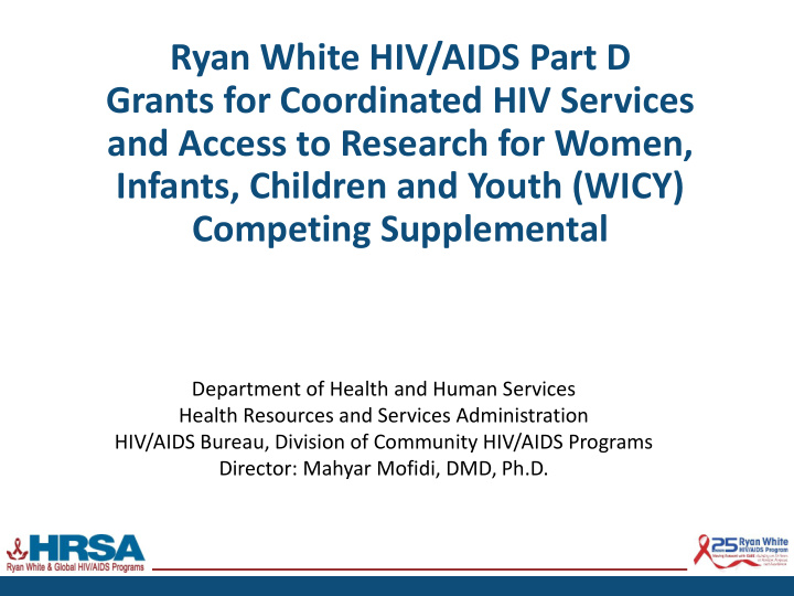 ryan white hiv aids part d