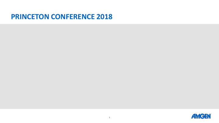 princeton conference 2018