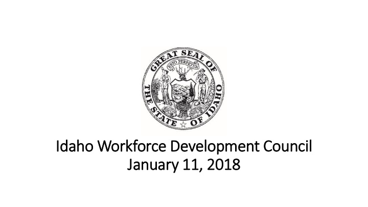 ja january ry 11 2018 governor s workforce development