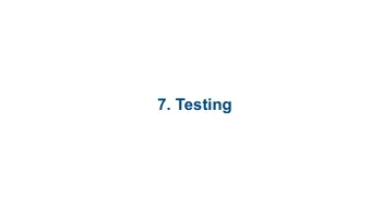 7. Testing Testing: Big Questions   How do teachers construct tests?   How are