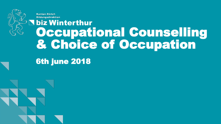 occ occupa upational tional couns counselling elling