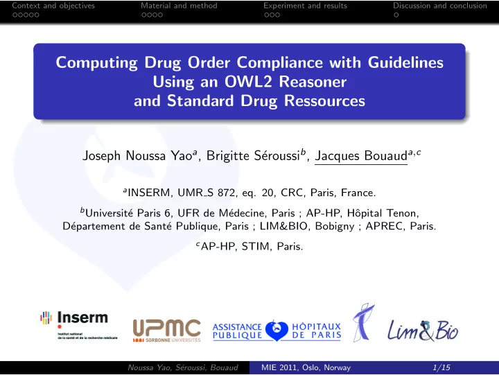 computing drug order compliance with guidelines using an