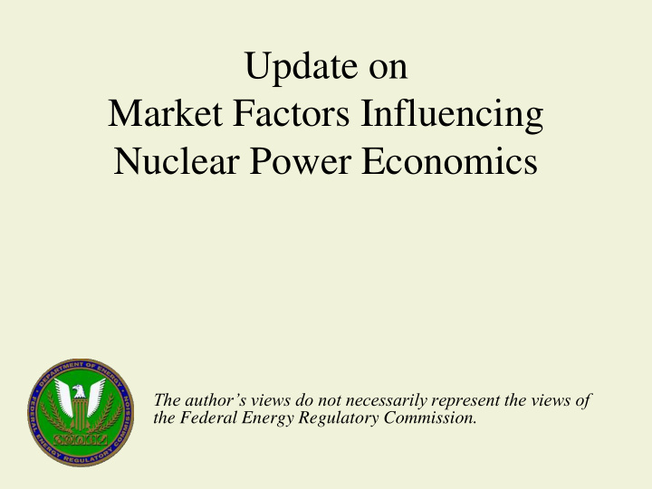 market factors influencing