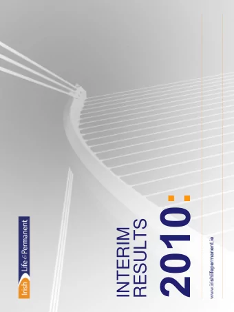 2010:  RESULTS  INTERIM  INTERIM RESULTS 2010  Forward looking statement  PAGE  2  A number of