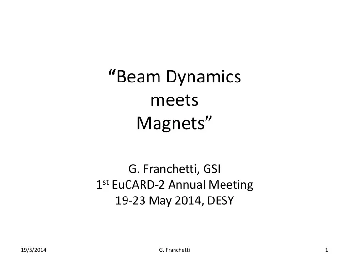meets