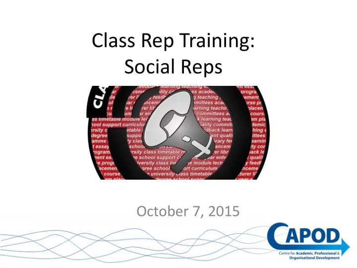 social reps