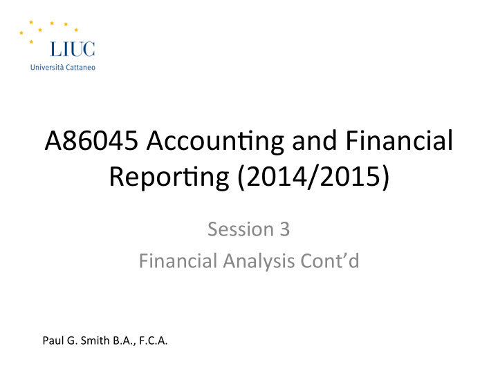 a86045 accoun ng and financial repor ng 2014 2015