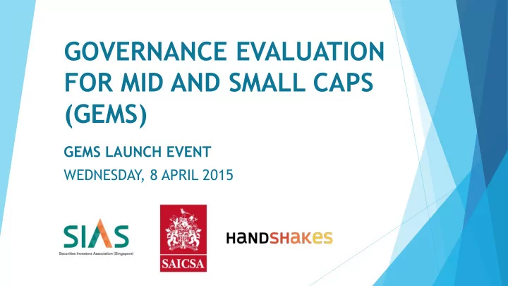 governance evaluation