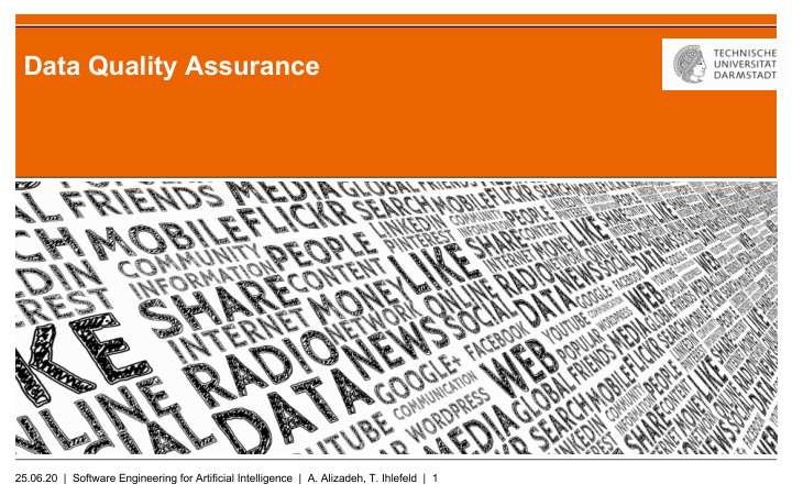 data quality assurance