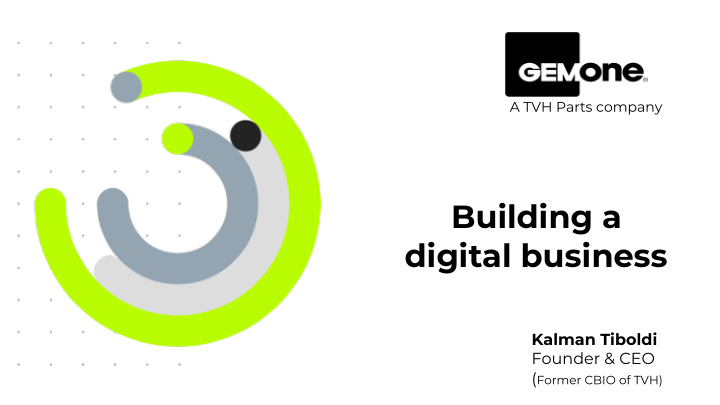 building a digital business