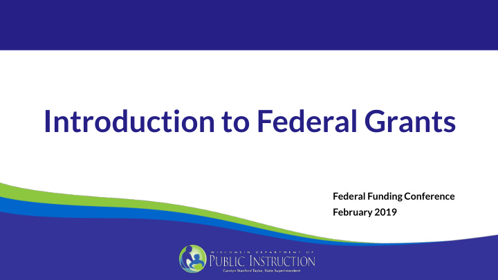 introduction to federal grants