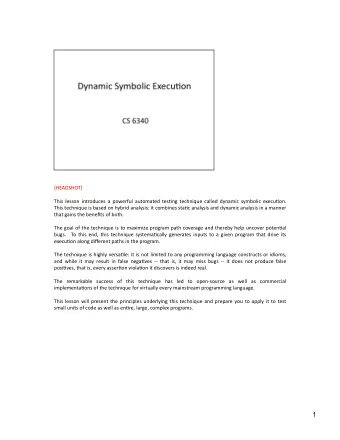 1  Wri&lt;ng  and  maintaining  tests  is  tedious  and  error-prone.