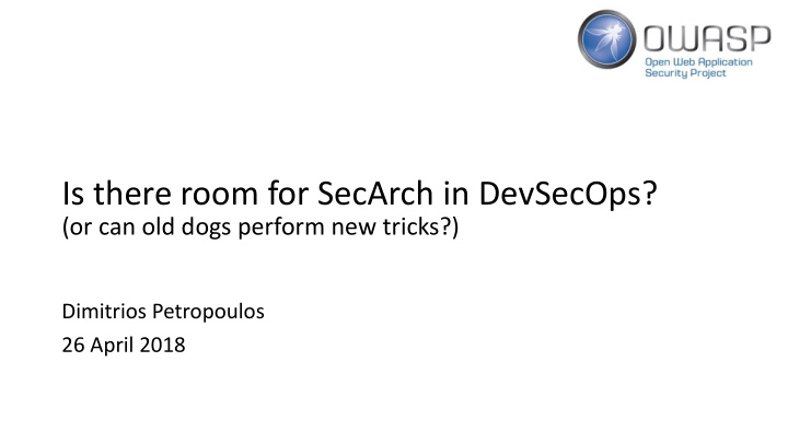 is there room for secarch in devsecops