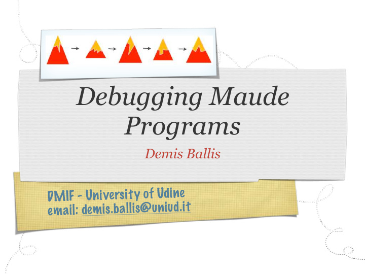 debugging maude programs
