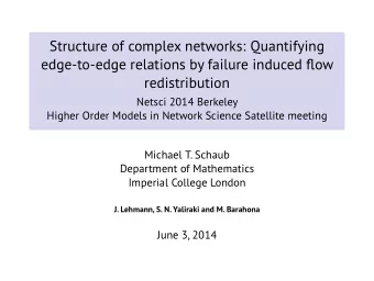 Structure of complex networks: Quantifying  edge-to-edge relations by failure induced flow