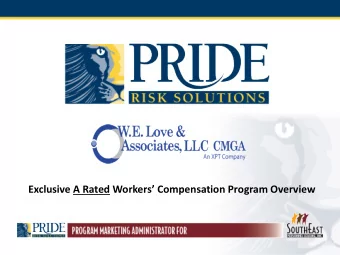 Exclusive A Rated Workers Compensation Program Overview  MBA appointment benefits for agency