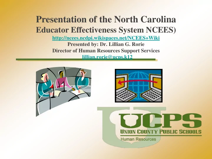 presentation of the north carolina