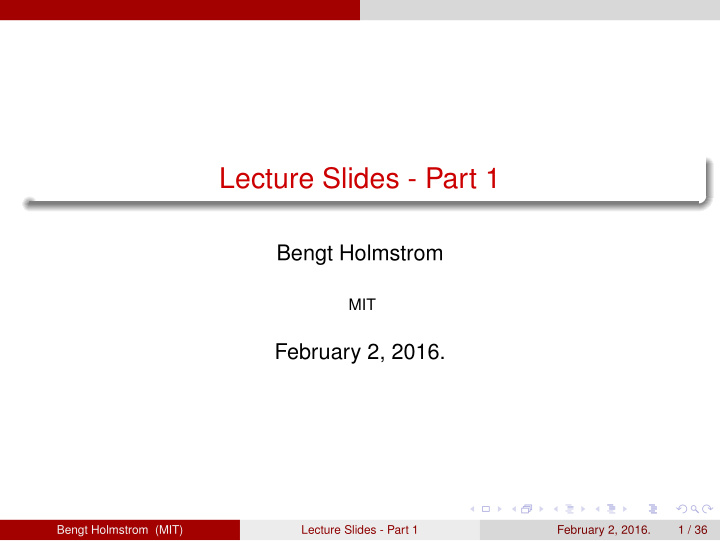 lecture slides part 1