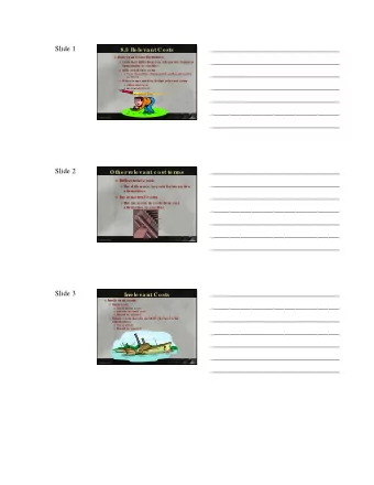 Slide 1  ___________________________________  8.3 Re le va nt Costs o Re le va nt Costs De finition