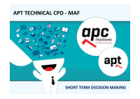 apt technical cpd maf