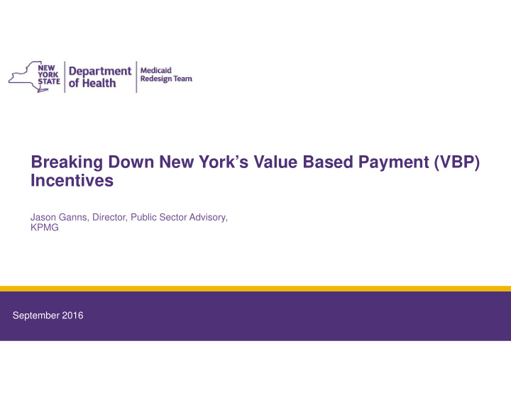 breaking down new york s value based payment vbp