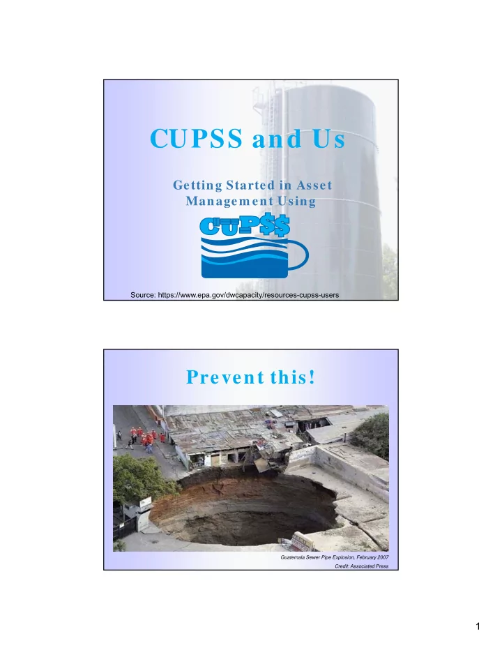 cupss and us