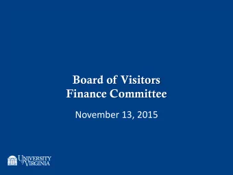 Board of Visitors  Finance Committee  November 13, 2015  PROPERTY DISPOSITION:  MARY EMILY KEETCH