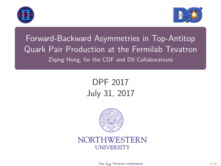 forward backward asymmetries in top antitop quark pair