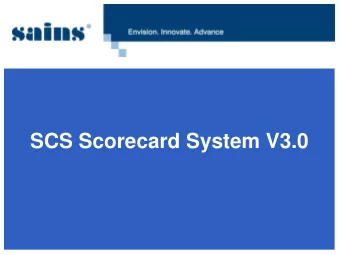 SCS Scorecard System V3.0  Super Admin (SHRU)  Setup agency, category, location, period type