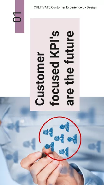 focused KPI's  are the future  Customer  02  CULTIVATE Customer Experience by Design  What is a KPI