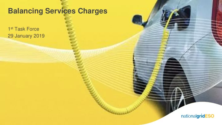 balancing services charges