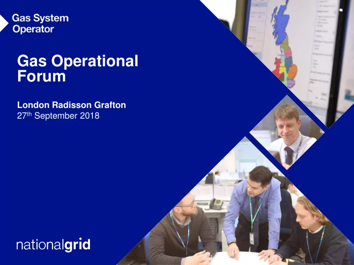 gas operational