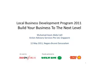 Build Your Business To The Next Level  Muhamad Azam Abdul Jalil  Muhamad Azam Abdul Jalil  Action