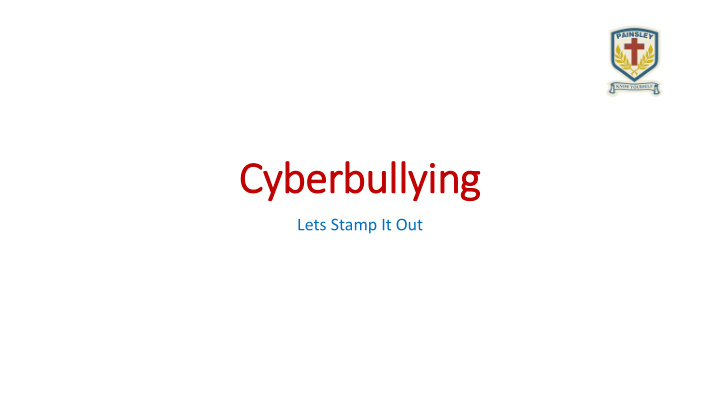 cyberbullying