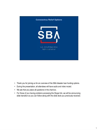 During the presentation, all attendees will have audio and video muted.  We ask that you