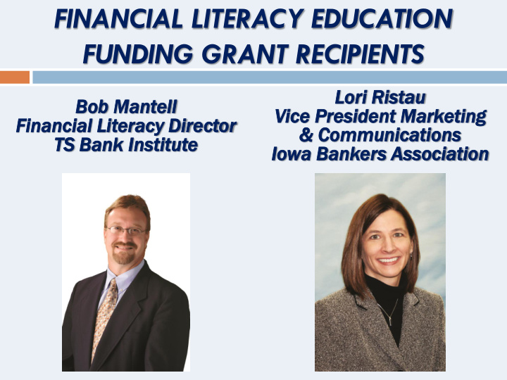 funding grant recipients