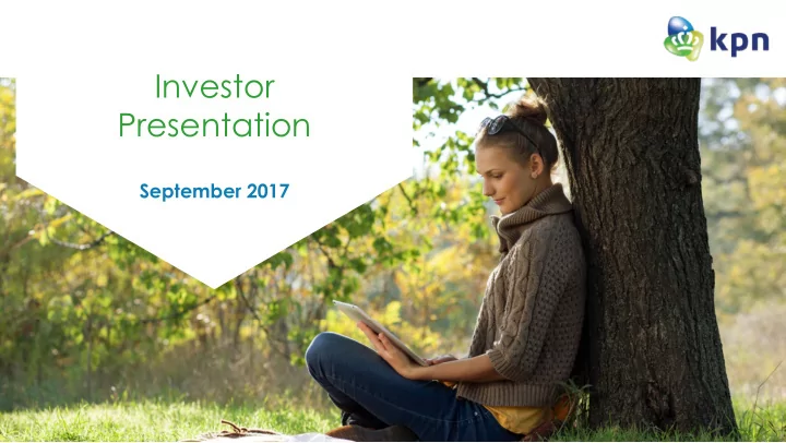 investor presentation