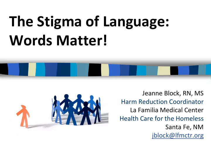 the stigma of language