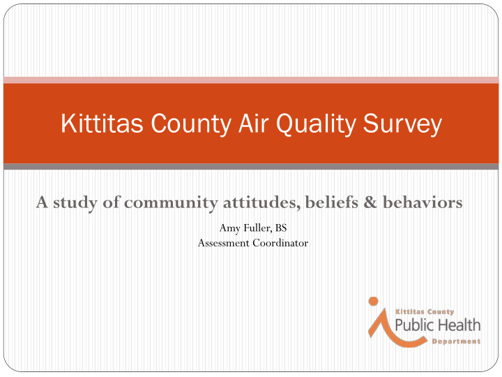kittitas county air quality survey