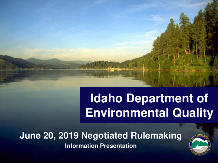 idaho department of environmental quality