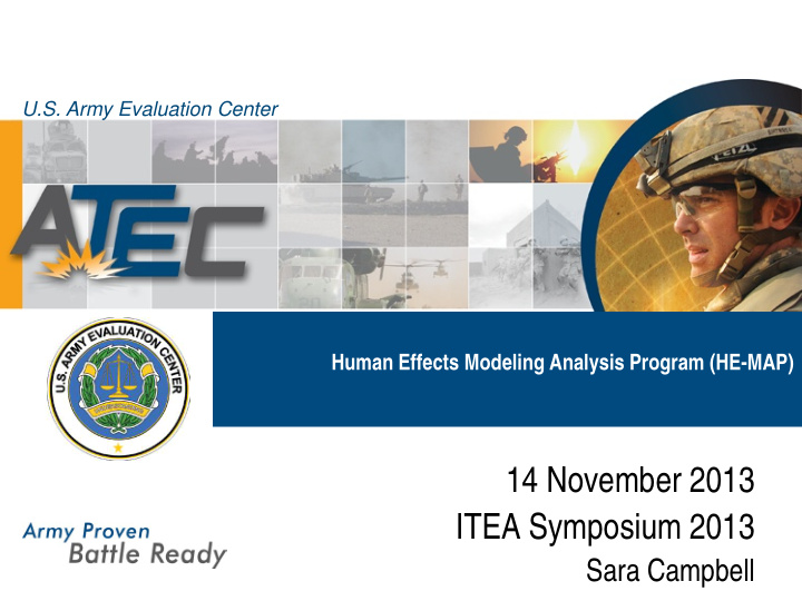 14 november 2013 itea symposium 2013