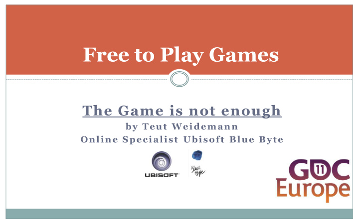 free to play games